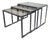 MDA Nesting Tables attributed to Howard Miller for Miller Design Associates, 1970s, Set of 3 For Sale