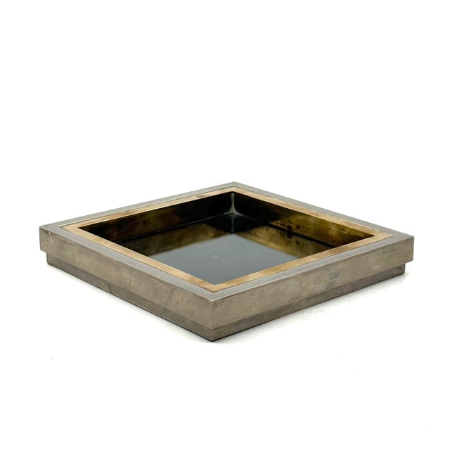 Brass Hollywood Regency Brass Vide Poche, Tommaso Barbi Italy 1970s For Sale - Image 8 of 14