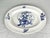 Antique W.T. Copeland & Sons ironstone platter. Aesthetic style with blue and white chinoiserie fan designs. Crane and...