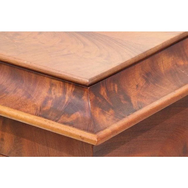 Brown Late 19th Century Empire Style Walnut Dressing Table For Sale - Image 8 of 13