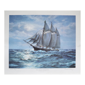 Artist Proof the Rouse Simmons "Christmas Tree Schooner" Offset Lithograph by Charles Vickery