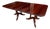 Vintage Regency Style Flame Mahogany Double Pedestal Dining Table For Sale