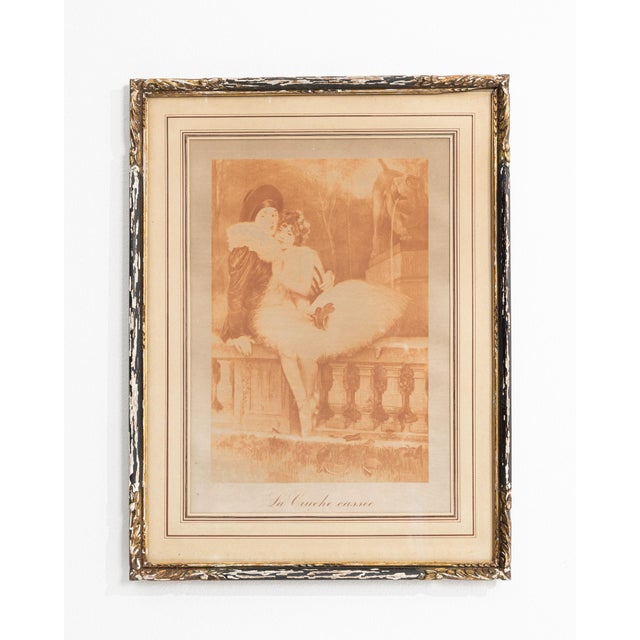 1900 - 1909 France Sienna Wood Painting For Sale In Greensboro - Image 6 of 15