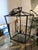 Modern Black Iron Four-Light Lantern Pendant Chandelier With Chain Suspension For Sale In Atlanta - Image 6 of 6