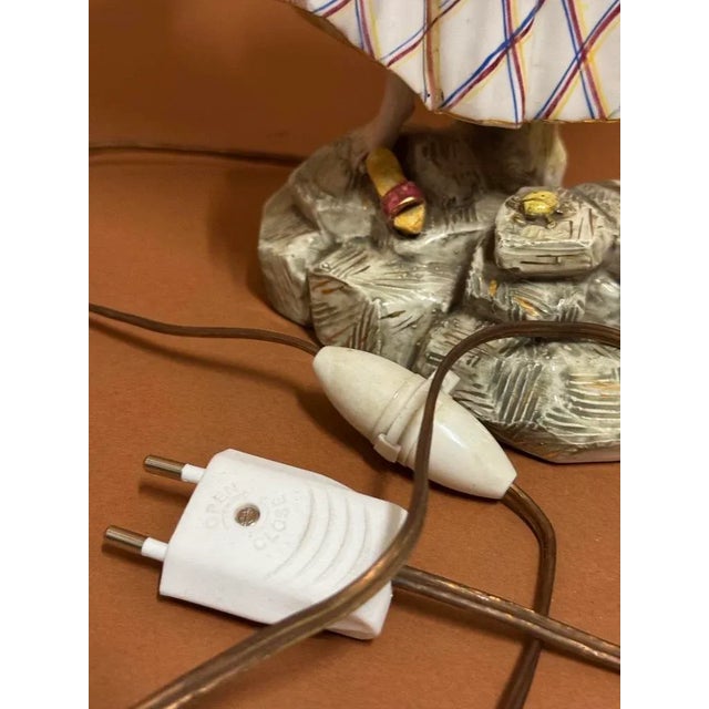 Vintage Ceramic Lamp by Liani, 1950 For Sale - Image 6 of 10