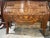Late 20th Century Late 20th Century Marble Top Bombe Chest With Inlaid Floral Design For Sale - Image 5 of 11