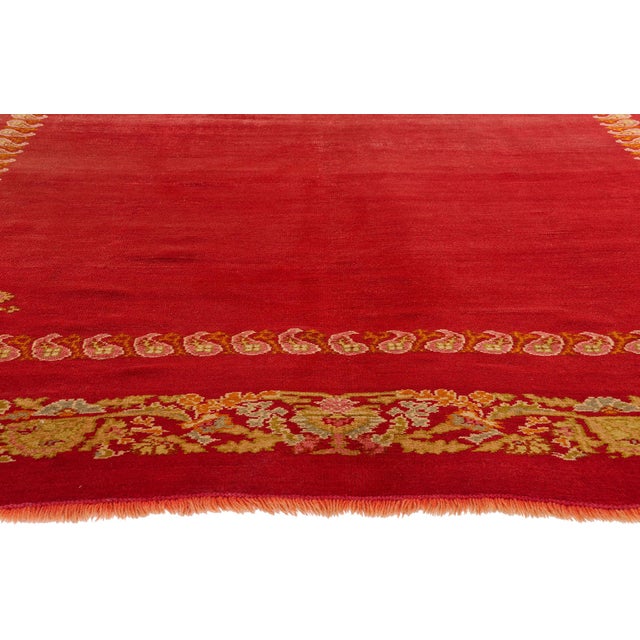 Late 19th Century Turkish Oushak Rug, 08'11 X 11'11 For Sale - Image 4 of 10