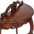 Antique Venetian Mahogany Demilune Console by Eugenio Quarti For Sale - Image 5 of 14
