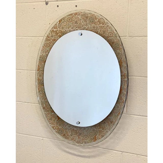 Vintage Oval Mirror, 1990s For Sale - Image 9 of 9