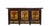 This late 19th century sideboard is handmade using sturdy pine and features vibrant, hand-painted floral panels on a warm...