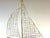 Mid 20th Century Coastal Boho Chic Polychromed Rattan, Willow and Reed Sailboat Chandelier For Sale - Image 13 of 16