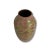 This earthenware pottery vase is fired clay. The scroll design is a mossy green glaze. No chips or cracks. From about...