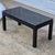 Mid-20th Century Asian Ming Style Rectangular Black Lacquered Grasscloth Coffee Table (48x24") For Sale - Image 15 of 15