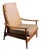 Mid 20th Century Lounge Chair Platform Rocking Chair by Heywood Wakefield For Sale - Image 11 of 12