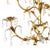 Pair of Large Vintage Rococo Italian Gilt Tole 5 Candle Sconces With Crystals For Sale - Image 4 of 4