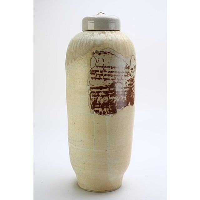 Scroll Jar by Caspi Ceramics Nl For Sale - Image 4 of 11