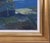 Paint Danish Mid Century Modern Harbor Seascape With Boats For Sale - Image 7 of 7