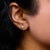 Haus of Brilliance 10K Rose Gold Plated .925 Sterling Silver 1/10 Cttw Round Brilliant-Cut Lab Grown Diamond Miracle-Set Stud Earrings (F-G Color, VS1-VS2 Clarity) For Sale - Image 4 of 5