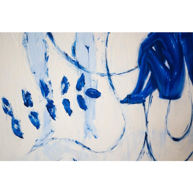 Oil and Acrylic Painting by Iowa Based Artist Rocky Reed Titled Garden No. 1 For Sale - Image 4 of 4