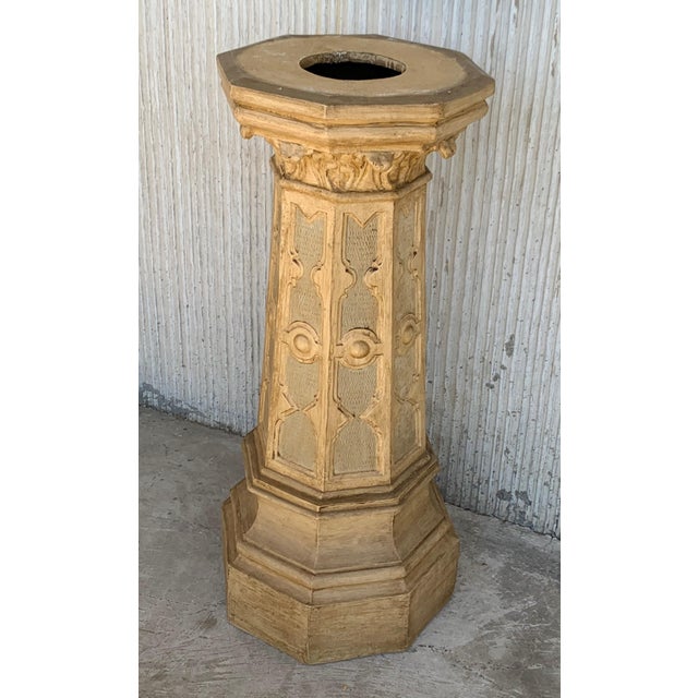 Rococo Large Neoclassical Terracotta Garden Urn Campana-Form Depicting Goddesses For Sale - Image 3 of 13