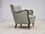 Danish Armchair in Light Blue Furniture Fabric and Beech Wood, 1960s For Sale - Image 15 of 15
