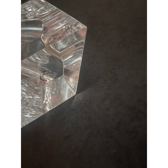 Sculptural Table Lighter in Clear Acrylic from Guzzini, 1970s For Sale - Image 9 of 11