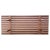 Wood George Nelson Style Mid Century Modern Slatted Wood Bench Daybed Tufted Cushion For Sale - Image 7 of 9
