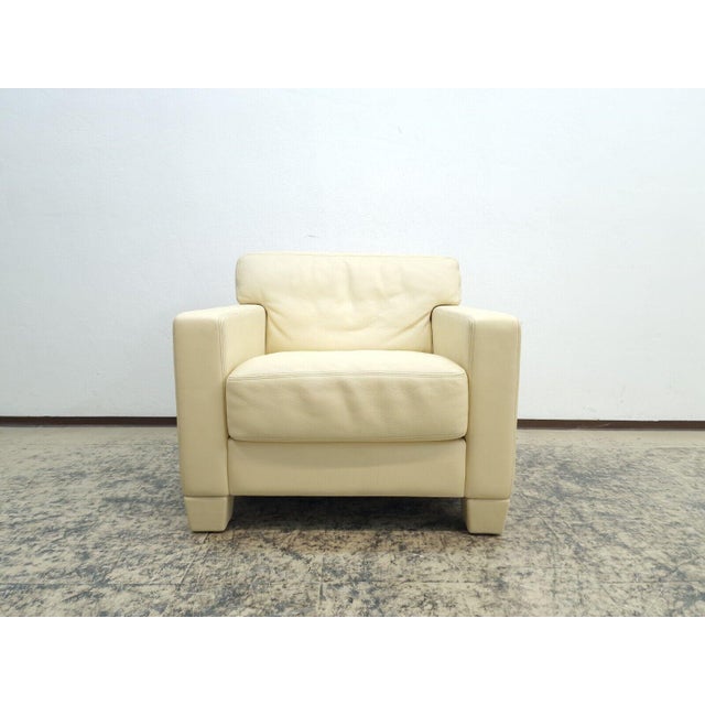 Set of Beige Leather DS 17 2-Seater Sofa & Chair from de Sede For Sale - Image 12 of 13