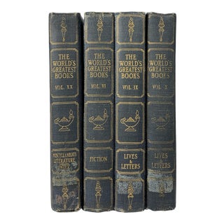 1910s "The World's Greatest Books" Antique Books - Set of 4 For Sale