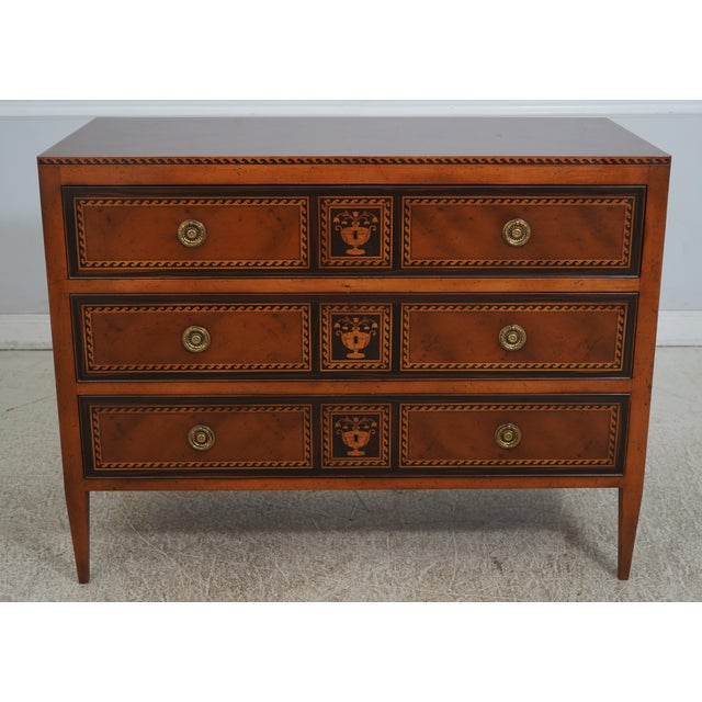 Age: Approx: 10 Years Old Details: High Quality Construction Large Impressive Chest Nice Satinwood Finish w. Stunning...
