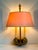 Vintage Neoclassical Brass Wall Lamp with Off-White Shade, 1970s For Sale - Image 10 of 18