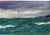 Dark sea by Virginia artist Arthur Sembler (1911/12-1979). Watercolor on paper, signed lower right. Arthur Sembler was...