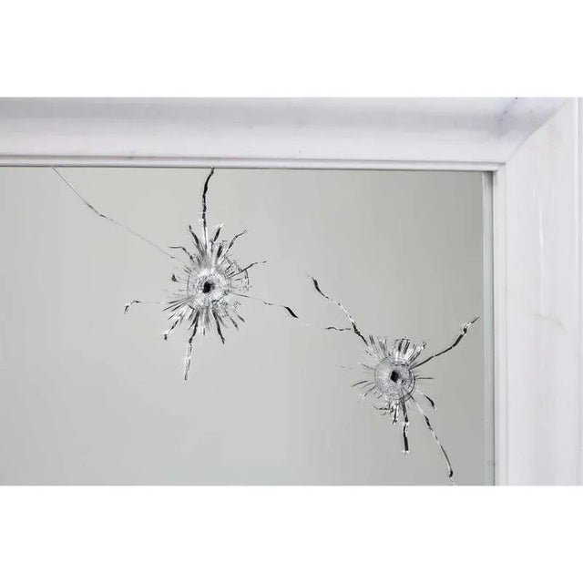 Seven Years Square Wall Mirror with Marble Frame by Barberini & Gunnell For Sale - Image 8 of 9