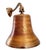 Brass Vintage 1970s Solid Brass Us Navy Ship Bell For Sale - Image 8 of 8