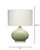 Traditional Moss Table Lamp, Sage Green For Sale - Image 3 of 6