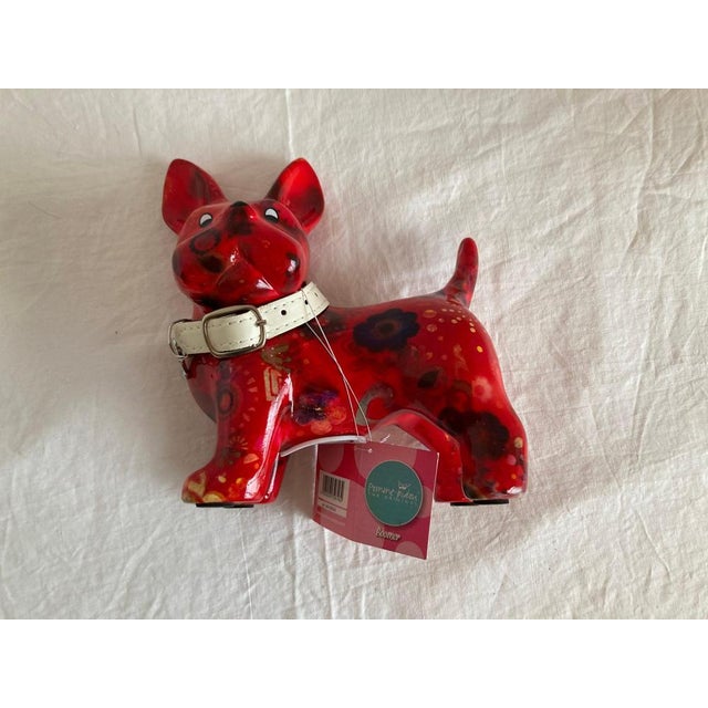 Vintage Ceramic Doggie Money Box For Sale - Image 3 of 4