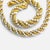 Modern Bucherer Two-Piece Necklace and Bracelet Set in 18 Karat Yellow Gold and Pearls For Sale - Image 3 of 8