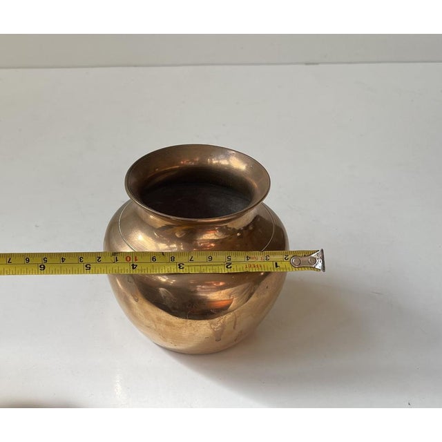 Scandinavian Art Deco Vase in Bronze, 1930s For Sale - Image 6 of 8