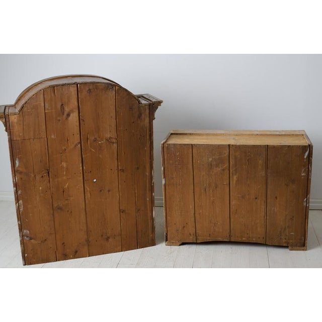 Swedish Antique Rococo Country House Cabinet For Sale - Image 13 of 14