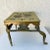 19th Century English Cast Brass Fireplace Footman Kettle Stool with Cabriole Legs For Sale - Image 4 of 13