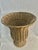 Late 20th Century Coastal Style Whitewashed Wicker Footed Urn For Sale - Image 4 of 7