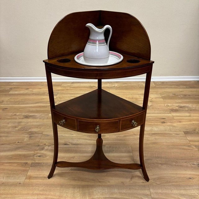 Antique Corner Washbasin, England For Sale - Image 13 of 13