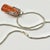 1970s Vintage Boho Chic Italian Art Nouveau Amber & Sterling Pendant Necklace, 22.5” For Sale - Image 14 of 15
