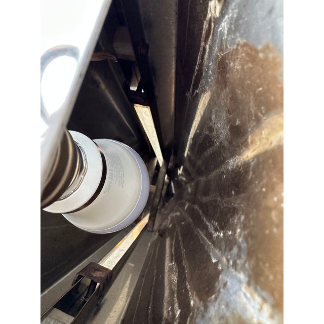 Gray Coat Hanger Lamp by A. Rosselli for Saporiti, 1979 For Sale - Image 8 of 17