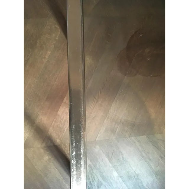 1960s Mid-20th Century Modern Steel Crystal Desk, Italy, 1960 For Sale - Image 5 of 9