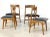 Vintage Italian Dining Chairs, 1960s, Set of 4 For Sale - Image 4 of 6