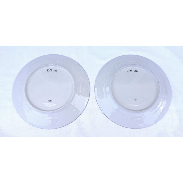 Late 19th Century Limoges Cabinet Plate Collection - Set of 8 For Sale - Image 12 of 16