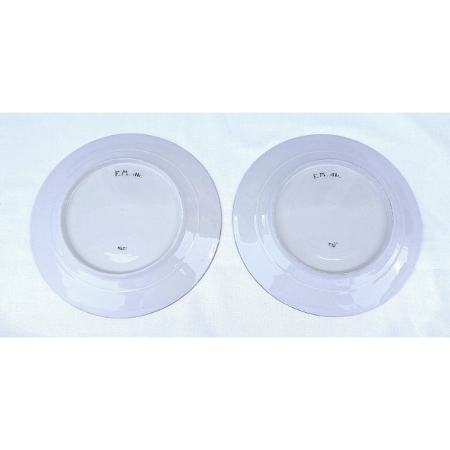 Limoges Porcelain Dinner Plates From 1880 - Set of 8 For Sale - Image 9 of 16