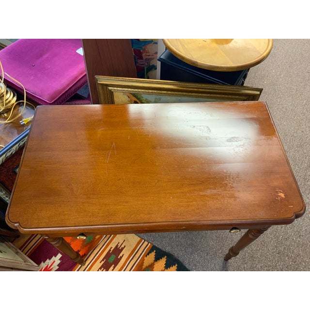 20th century Hitchcock Furniture small table with drawer.