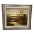 Vintage Framed Landscape Oil Print on Canvas For Sale